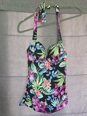 NWT Tommy Bahama Tankini Coastal Gardens Underwire top size XS